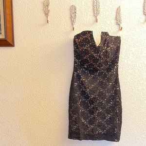 🦋 3/$15 🦋 Foreign Exchange Black Lace Dress